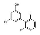 3-bromo-5-(2,6-difluorophenyl)phenol Structure