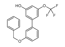 3-(3-phenylmethoxyphenyl)-5-(trifluoromethoxy)phenol Structure