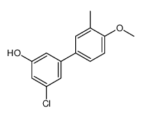 3-chloro-5-(4-methoxy-3-methylphenyl)phenol结构式