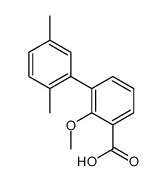 3-(2,5-dimethylphenyl)-2-methoxybenzoic acid Structure