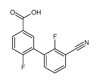 3-(3-cyano-2-fluorophenyl)-4-fluorobenzoic acid结构式