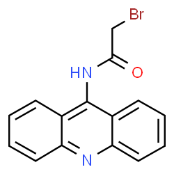 N-(9-acridinyl)bromoacetamide structure