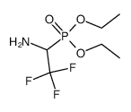 diethyl (1-amino-2,2,2-trifluoroethyl)phosphonate Structure