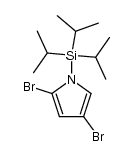 2,4-dibromo-1-(triisopropylsilyl)-1H-pyrrole Structure