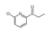 2-chloro-6-(ethylsulfinyl)pyridine Structure