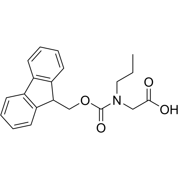 Fmoc-N-(propyl)-glycine structure