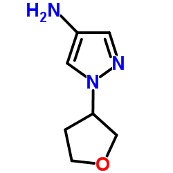 1-(Tetrahydro-3-furanyl)-1H-pyrazol-4-amine structure