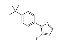 1-(4-tert-butylphenyl)-5-iodopyrazole结构式