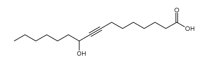 10-hydroxy-hexadec-8-ynoic acid结构式