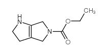 六氢-吡咯并[3,4-B]吡咯-5(1H)-羧酸乙酯结构式