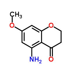 5-Amino-7-methoxy-2,3-dihydro-4H-chromen-4-one Structure