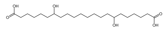 7,16-dihydroxydocosanedioic acid Structure