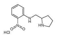 (2-Nitro-phenyl)-pyrrolidin-2-ylmethyl-amine hydrochloride结构式