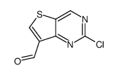 2-chlorothieno[3,2-d]pyrimidine-7-carbaldehyde structure