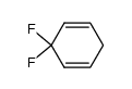 3,3-difluoro-1,3-cyclohexadiene结构式