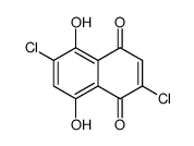 2,6-dichloronaphthazarin Structure