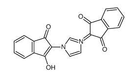 N,N-Bis(1,3-indandion-2-yl)imidazolium betaine Structure