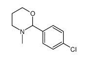 2-(4-chlorophenyl)-3-methyl-1,3-oxazinane Structure