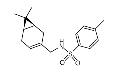 4-methyl-N-(3-caren-10-yl)benzenesulfonamide Structure