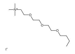 2-[2-(2-butoxyethoxy)ethoxy]ethyl-trimethylazanium,iodide Structure