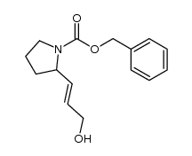 (+/-)-3-(N-benzyloxycarbonylpyrrolidin-2-yl)-2-propen-1-ol Structure