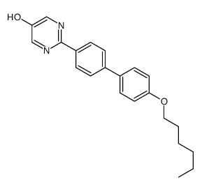2-[4-(4-hexoxyphenyl)phenyl]pyrimidin-5-ol Structure