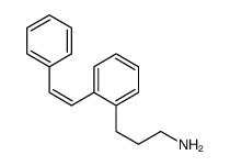 3-[2-(2-phenylethenyl)phenyl]propan-1-amine Structure