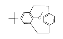 5-tert-Butyl-8-methyoxy(2.2)metaparacyclophane Structure