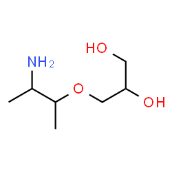 1,2-Propanediol,3-(2-amino-1-methylpropoxy)- Structure