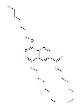 triheptyl benzene-1,2,4-tricarboxylate结构式