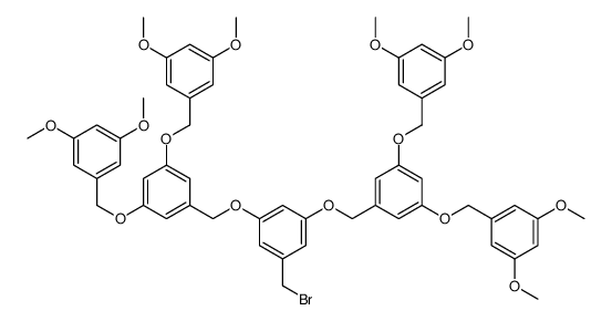3,5-Bis[3,5-bis(3,5-dimethoxybenzyloxy)benzyloxy]benzyl Bromide Structure