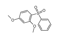 2,4-dimethoxy-1-(phenylsulfonyl)benzene结构式