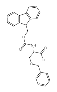 FMOC-O-BENZYL-L-SERYL CHLORIDE structure