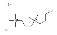 N-(3-Bromopropyl)-N,N,N'N',N'-pentamethyl-1,3-propanediammonium结构式