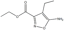 5-氨基-4-苯基异噁唑-3-羧酸酯结构式