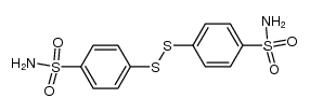 4,4'-disulfanediyl-bis-benzenesulfonic acid diamide结构式