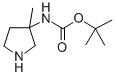 (R)-tert-Butyl (3-methylpyrrolidin-3-yl)carbamate Structure