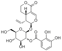 2'-O-(2,3-Dihydroxybenzoyl)sweroside Structure