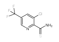 3-chloro-5-(trifluoromethyl)pyridine-2-thiocarboxamide Structure