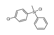 (p-Chlorophenyl)phenylmethylchlorosilane结构式