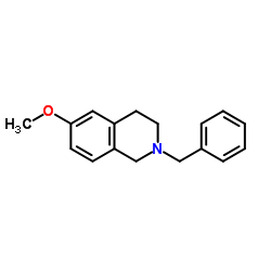 2-Benzyl-6-methoxy-1,2,3,4-tetrahydroisoquinoline Structure