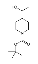 tert-butyl 4-(1-hydroxyethyl)piperidine-1-carboxylate Structure