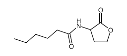 (+/-)-N-hexanoyl-homoserine lactone Structure