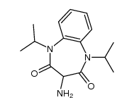3-amino-2,4-dioxo-1,5-bis-(1-methylethyl)-2,3,4,5-tetrahydro-1H-1,5-benzodiazepine Structure