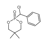 2-(chloro(phenyl)methyl)-5,5-dimethyl-1,3,2-dioxaphosphinane 2-oxide结构式