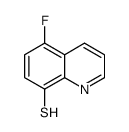 5-fluoroquinoline-8-thiol结构式