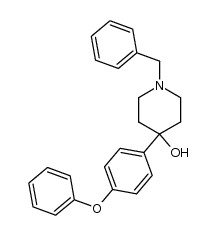 N-benzyl-4-(4-phenoxyphenyl)-4-piperidinol Structure