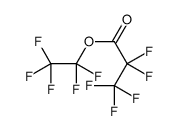 1,1,2,2,2-pentafluoroethyl 2,2,3,3,3-pentafluoropropanoate Structure