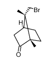 Bicyclo[2.2.1]heptan-2-one, 7-(bromomethyl)-1,7-dimethyl-, anti-结构式