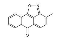 3-methyl-anthra[1,9-cd]isoxazol-6-one结构式